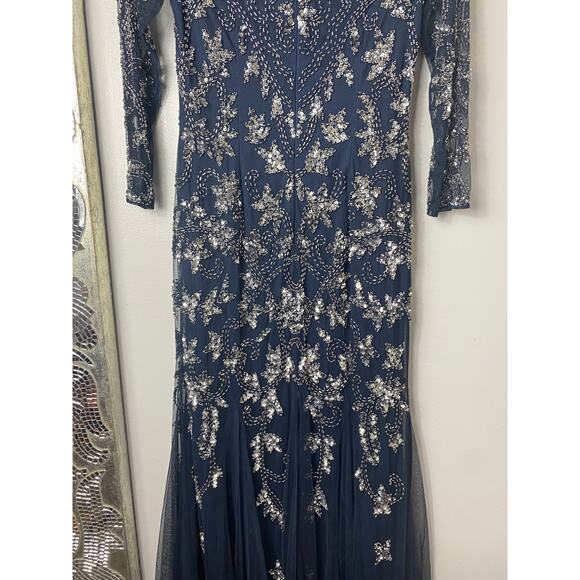 ADRIANNA PAPELL DRESS GOWN 4 MOTHER OF THE BRIDE EVENING FORMAL WEDDING GUEST - Picture 12 of 16